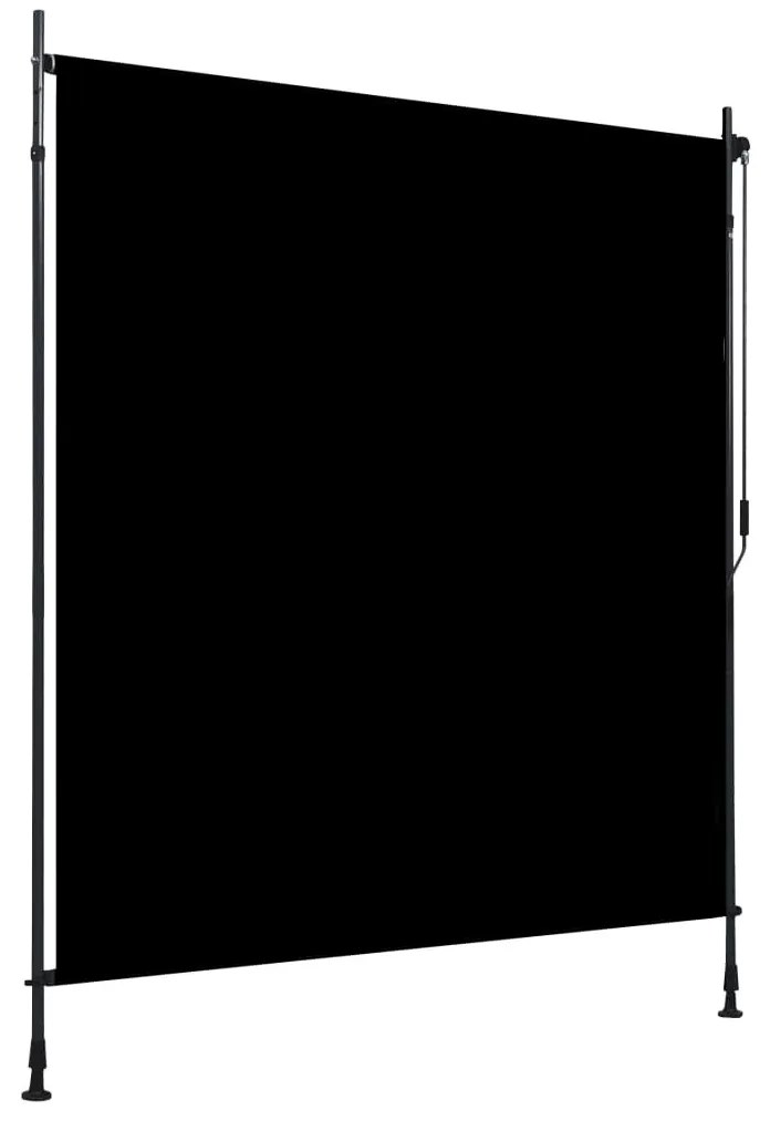 antracitszürke kültéri sötétítő roló 200 x 270 cm