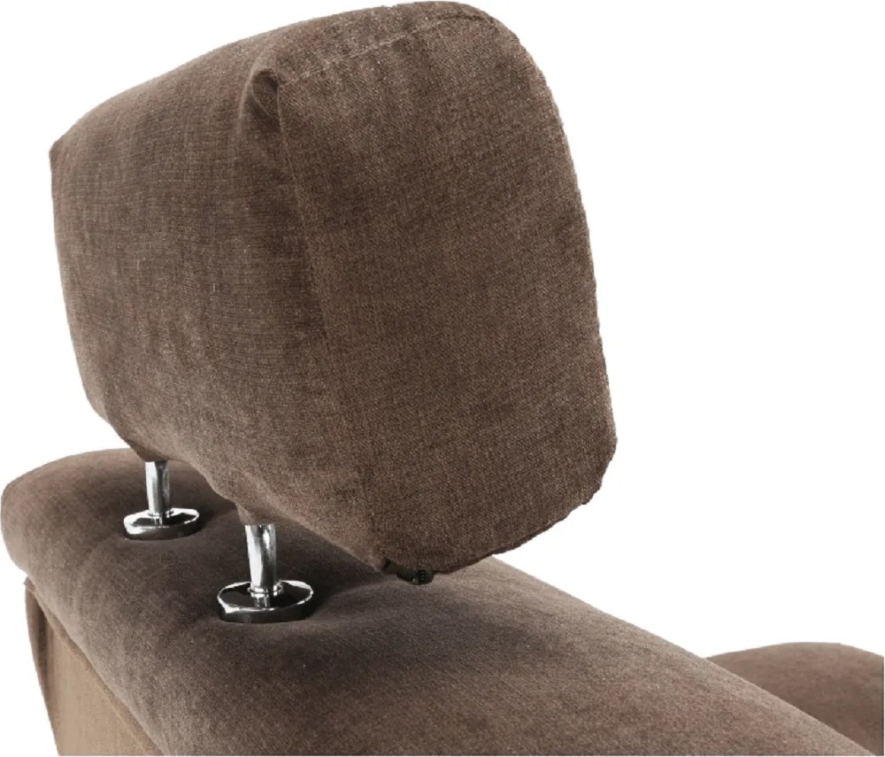 Fotel, barna szövet, SANTIAGO