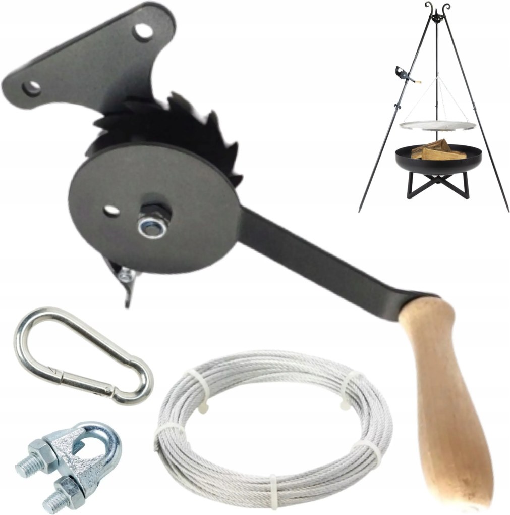 Grill Orsó Grillrács Zsinór Lánc Hajtókar zsinór szett