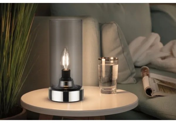 Paulmann 77056 - 1xE14/40W PINJA érintős asztali lámpa 230V