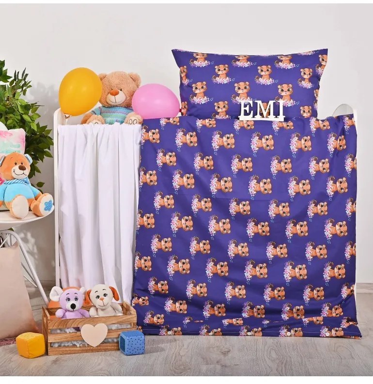 EMI Tigris gyermek ágyneműhuzat, Gyerekgarnitúra 90x130 + 45x65