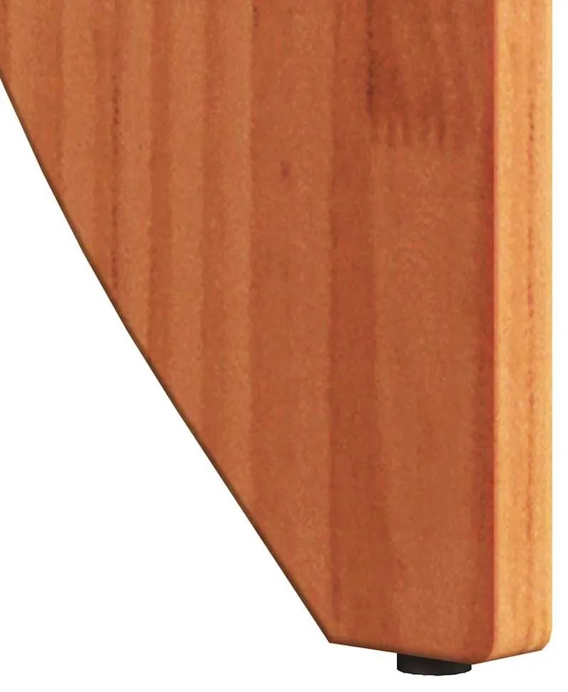 Dohányzóasztal 2 pcs Viaszbarna 41.5 x 41.5 x 44 cm