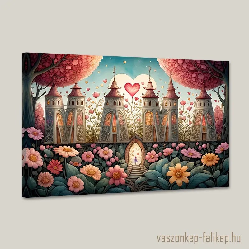 MAMA virágokkal 8 – Színes, meghitt prémium falikép 60x40 cm