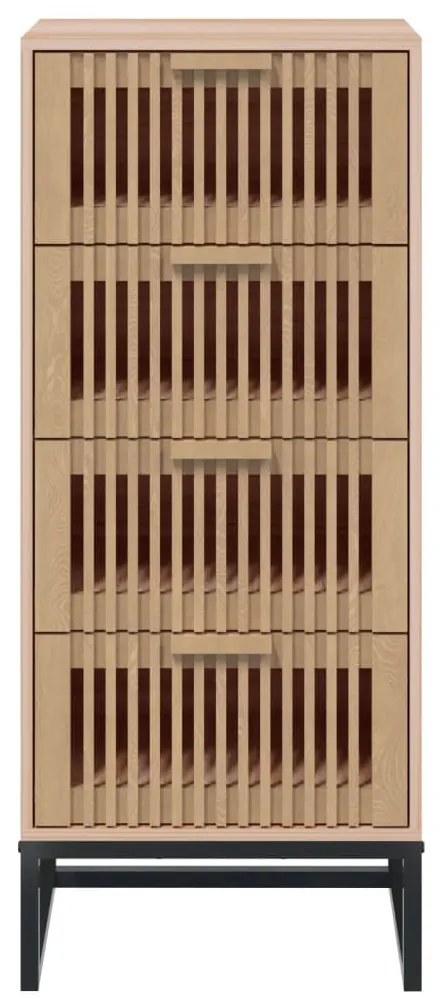 szerelt fa magasszekrény 40 x 30 x 95 cm