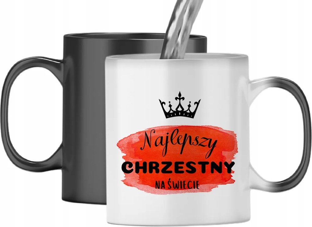 Mágikus Bögre Keresztanyának Színváltós, fényképes nyomattal