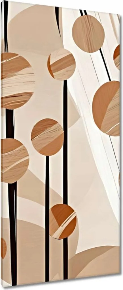 Vászonkép 55x115 Bézs az oszlopokon