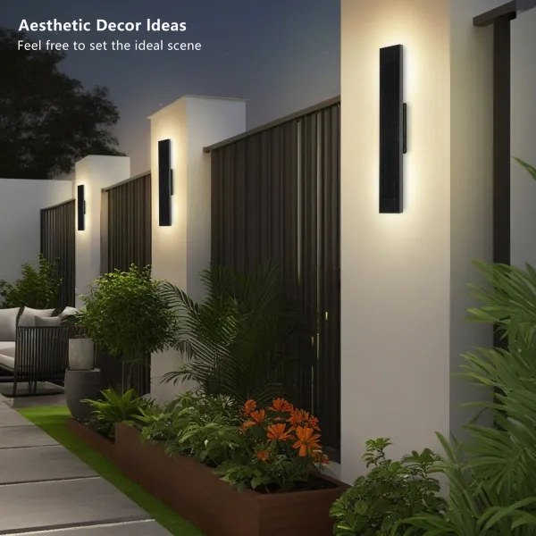 Brilagi - LED napelemes fali lámpa SUN LED/4W/230V 60 cm 4000 mAh IP44