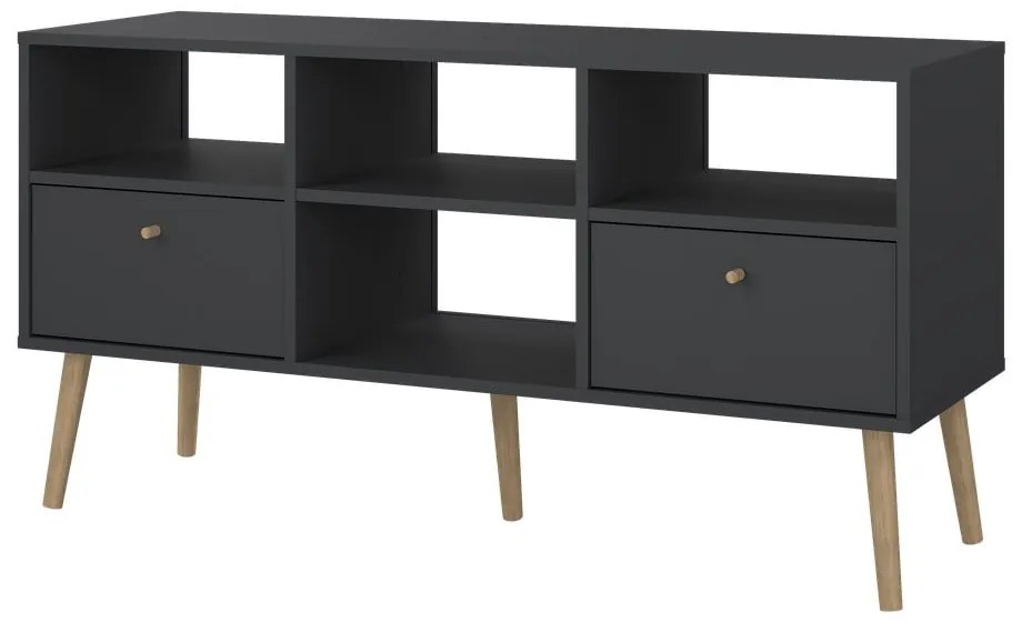 Antracitszürke TV-állvány 117x61 cm Bodo – Tvilum