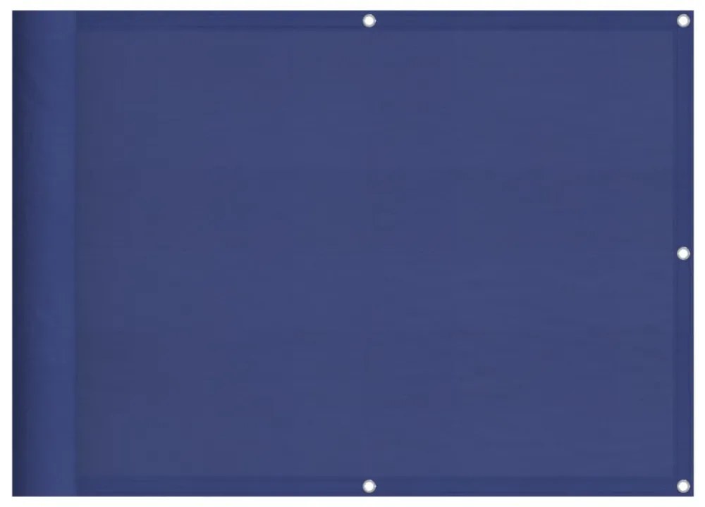 kék 100% oxford poliészter erkélyparaván 75 x 800 cm