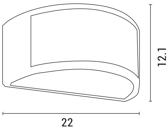 Kültéri fali lámpa 1xE27/10W/230V IP54 szürke