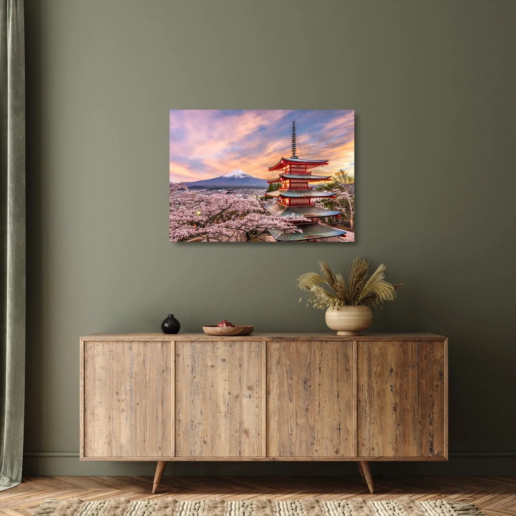 Üveg kép - Fuji (70x50 cm)