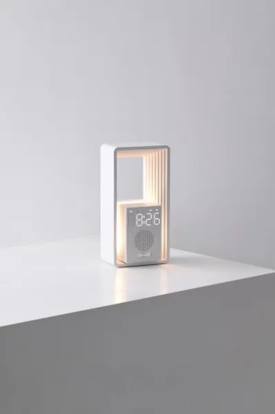 Immax 09113L - LED asztali lámpa ébresztővel és töltéssel CALM LED/3,5W/5V