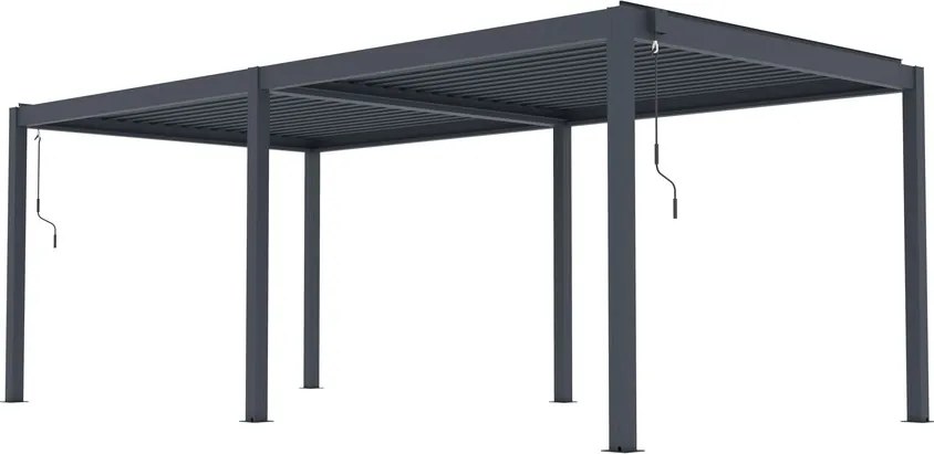 G21 Austin Premium 6x3 m bioklimatikus pergola, antracit alumínium