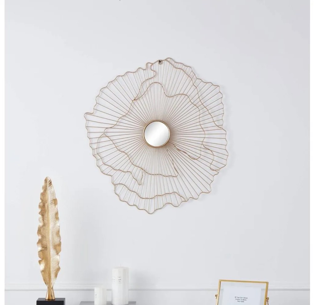 Eglo 425032 - ESASHI fali tükör 59x65 cm arany színben