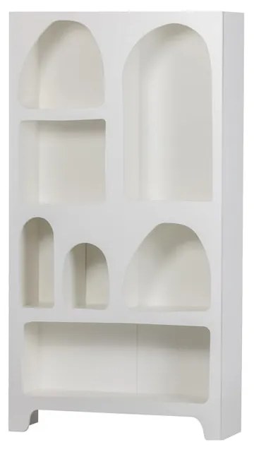Fehér könyvespolc 95x180 cm Caz – WOOOD