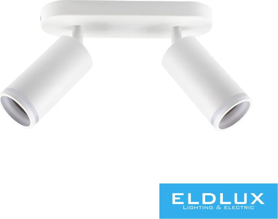 UNIVERSO Spot lámpatest 2xGU10 Max.35w IP20 D55x110x220mm Fehér