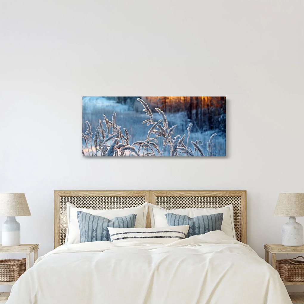 Kép - Téli rét (120x50 cm)