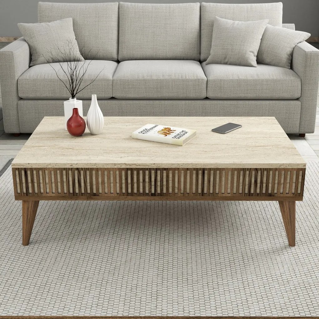 Milan - Walnut, Travertine