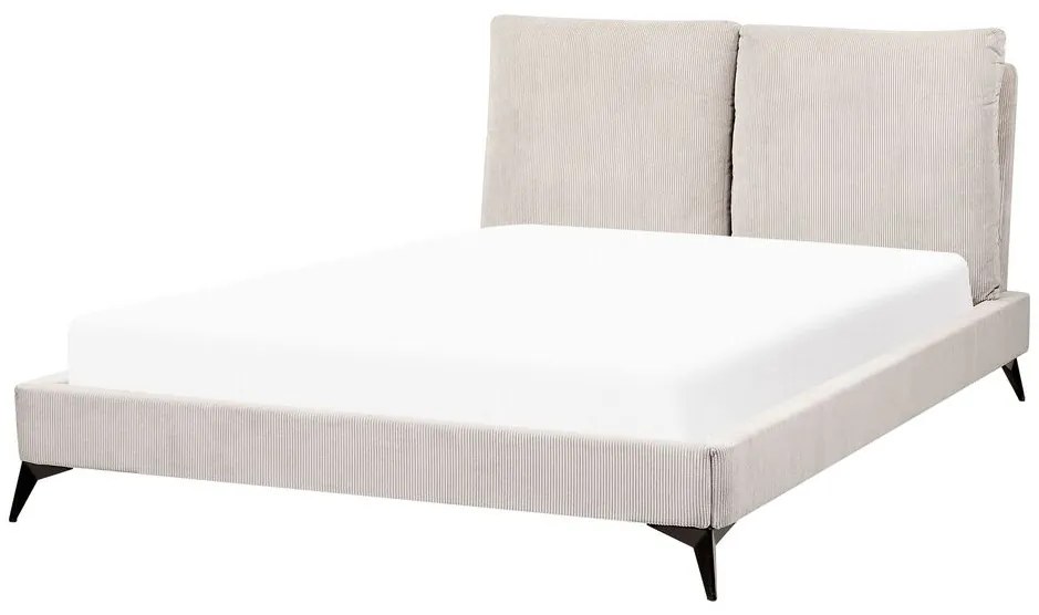 Franciaágy 140 cm Mellody (világos bézs) (ágyráccsal). 1081350