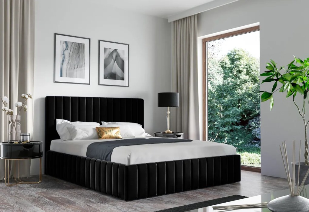 CHRISTIAN kárpitozott ágy, 160x200, trinity 01