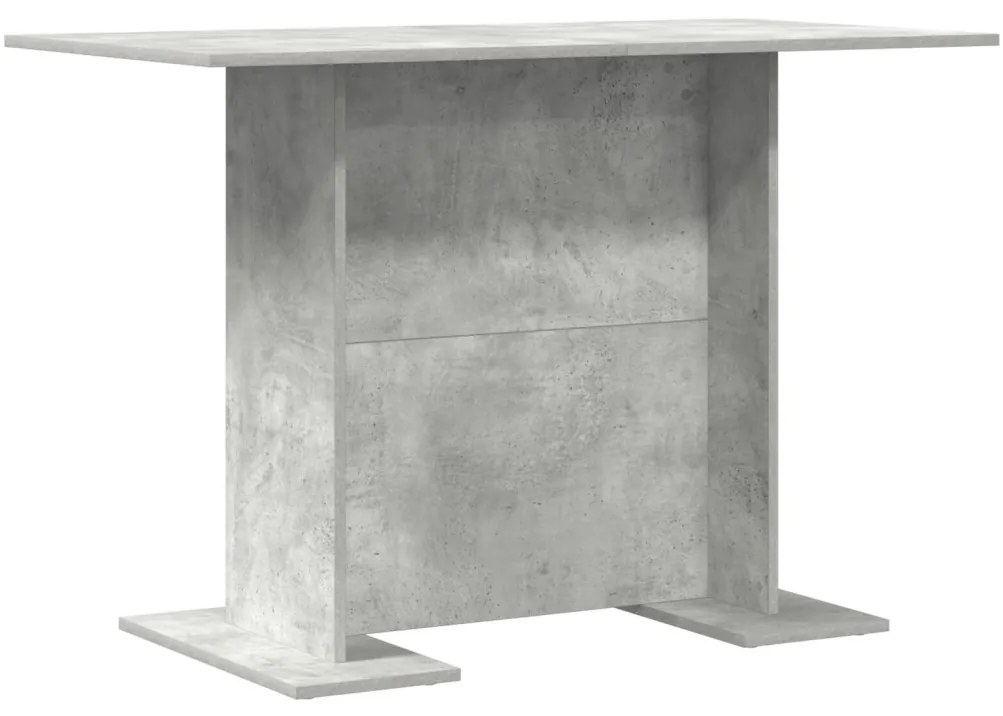 Beton Szürke Étkezőasztal 110x60x75 cm Mérnöki Fa