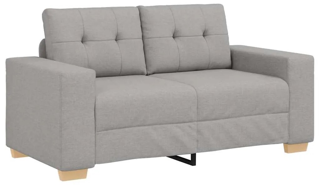 felhőszürke szövet loveseat kanapé 120 cm