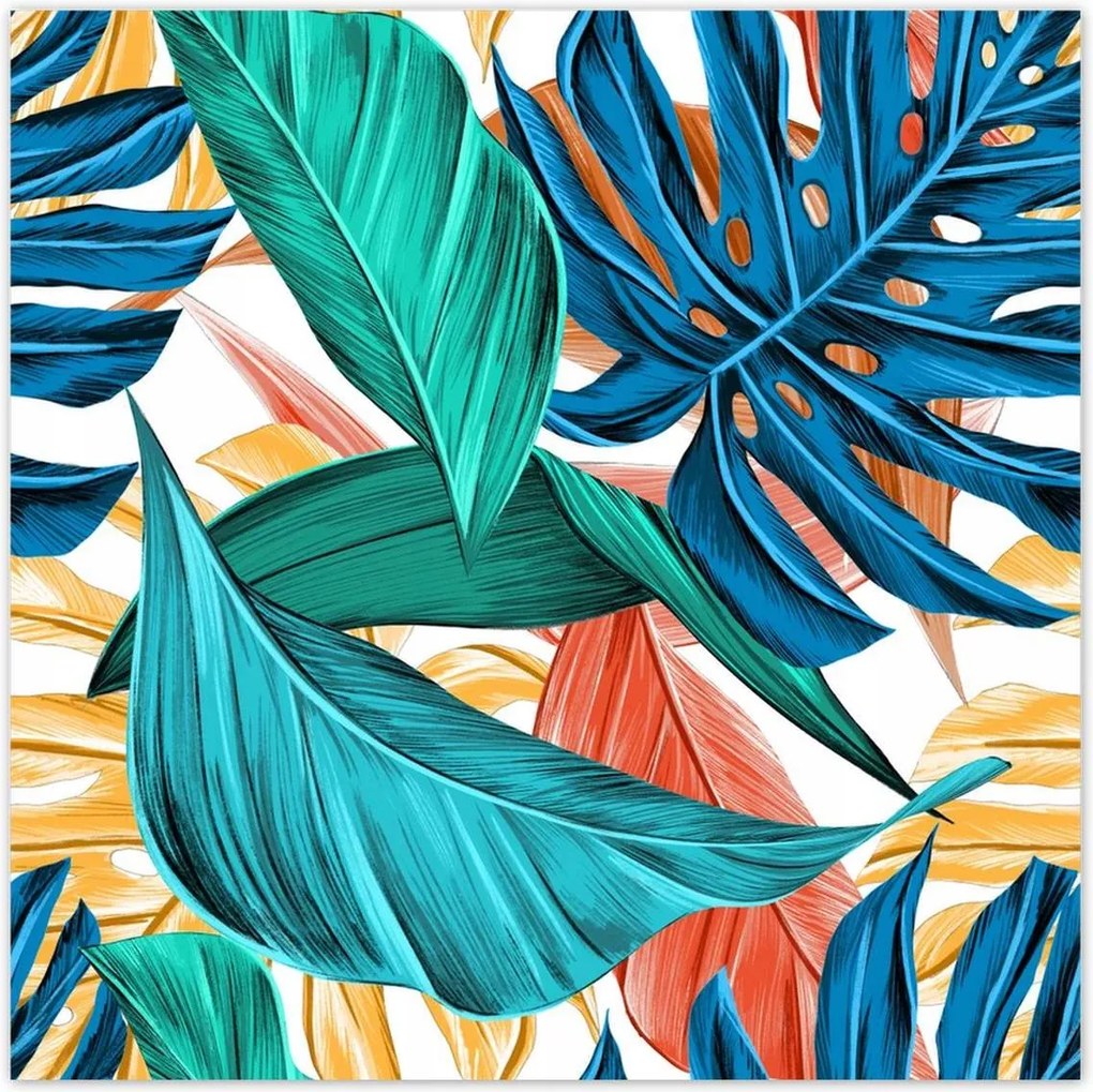 Poszterek 100x100 Levelek kompozíció