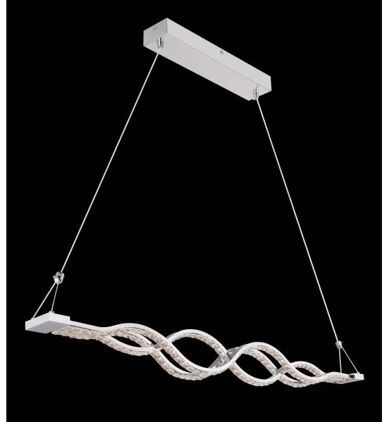 Globo 67109-30 - LED Szabályozható csillár zsinóron PILLA 1xLED/30W/230V + távirányító