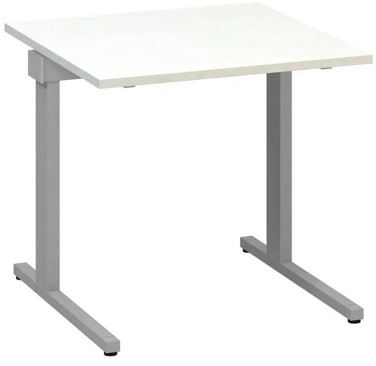 ProOffice C asztal 80 x 80 cm, fehér