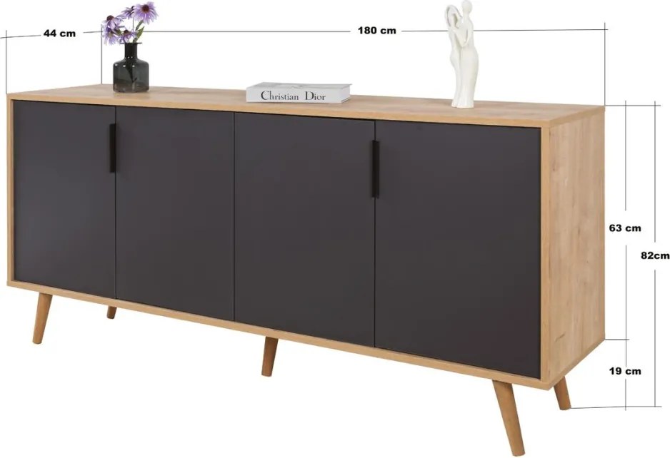Komód, 180 cm – TR707DWL1261