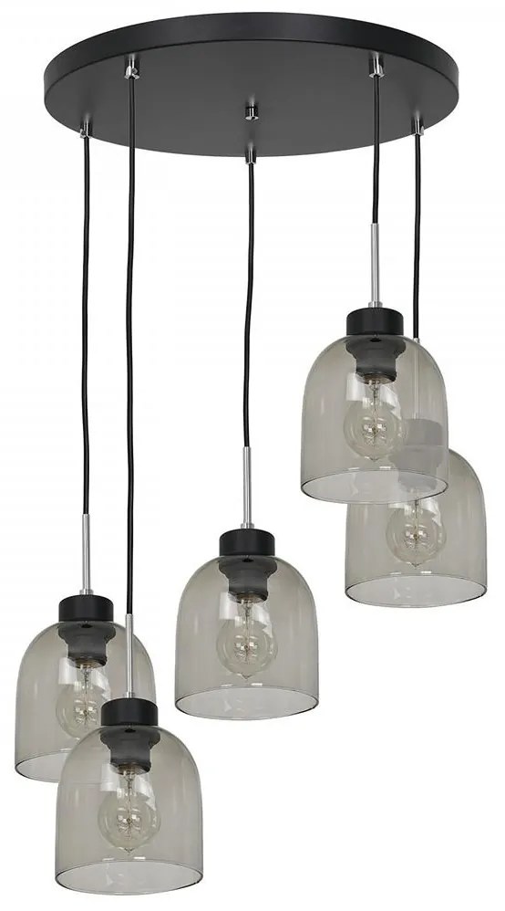 Csillár zsinóron BOGOTA 5xE27/60W/230V