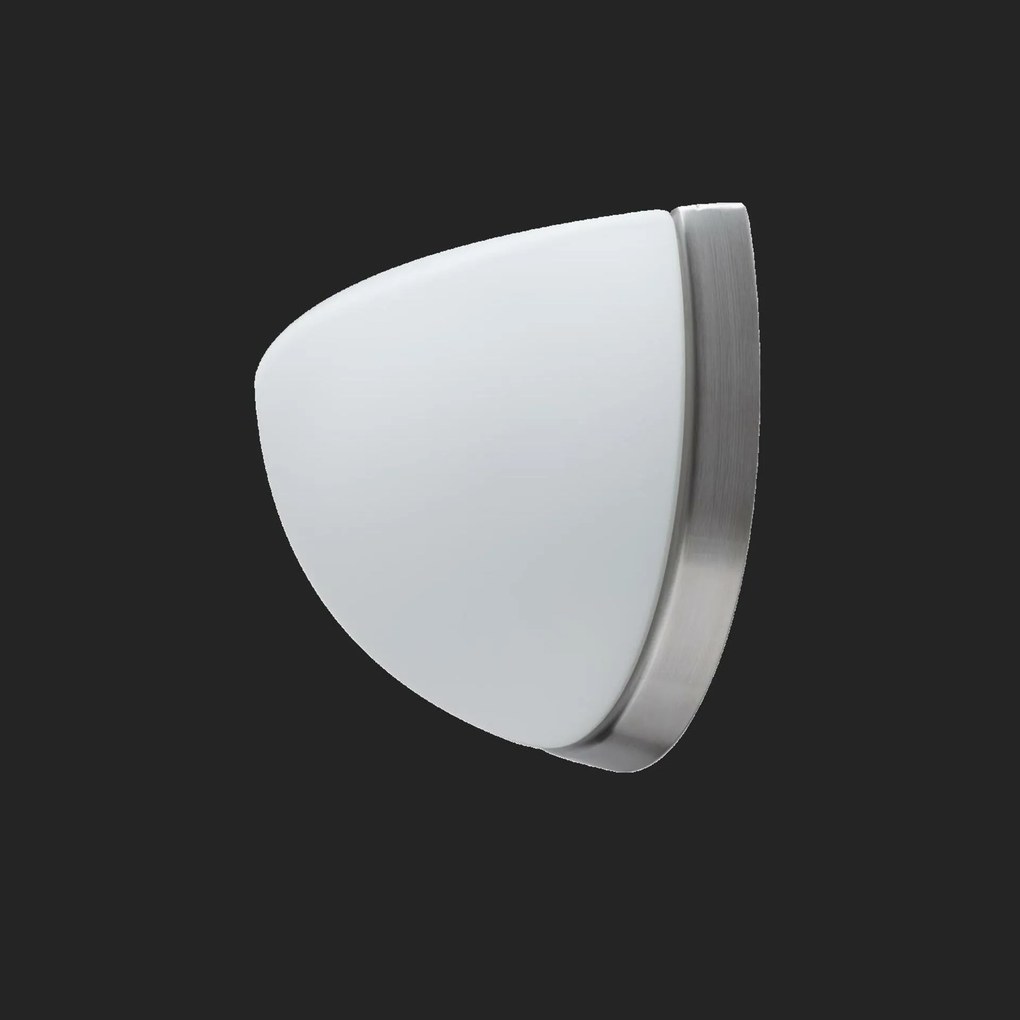 Osmont 44558 Nela DL1 fali üveg lámpa szálcsiszolt rozsdamentes acél fehér IP43