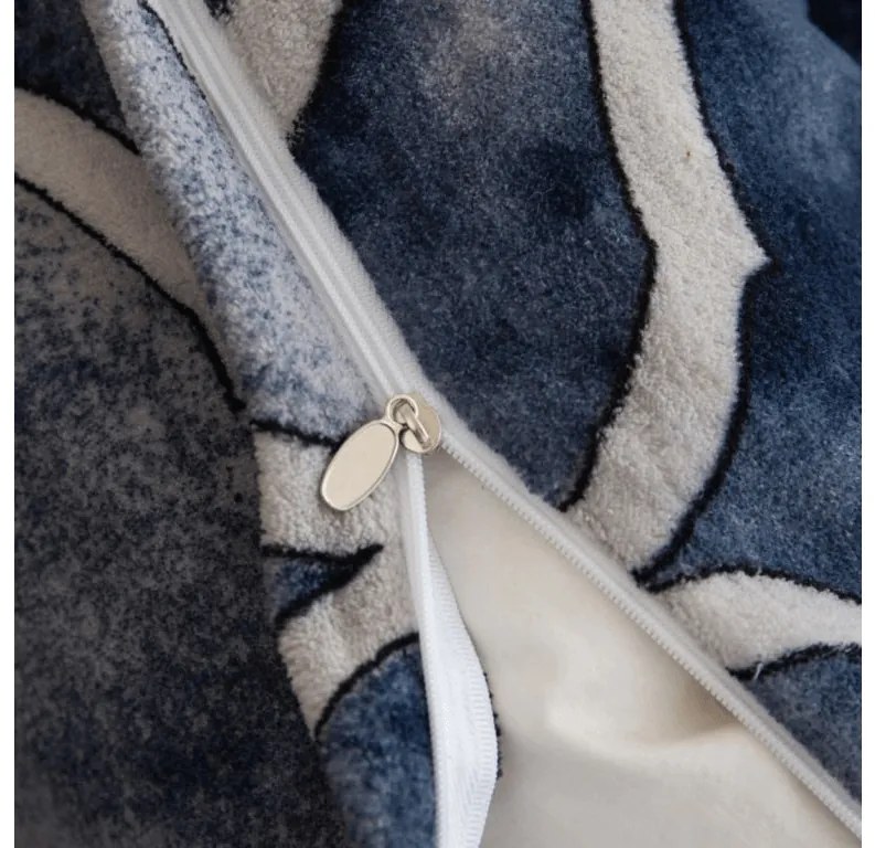 Mikroplüss ágyneműhuzat POLARA kék Ágyneműhuzat mérete: 70 x 80 cm | 140 x 200 cm