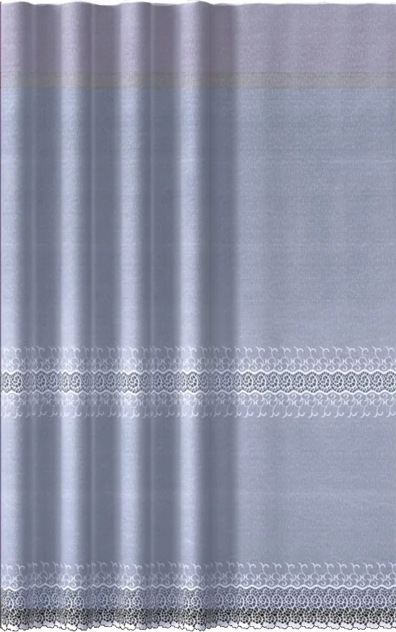 Finom Jacquard Függöny, Kész Szalaggal 400x230