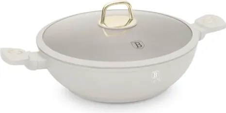 BerlingerHaus Wok fedővel (30 cm) Sahara Collection  BH/8065