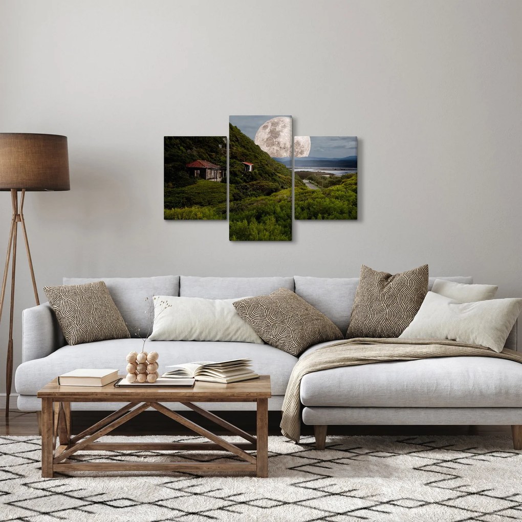 Holdas tájkép (90x60 cm)