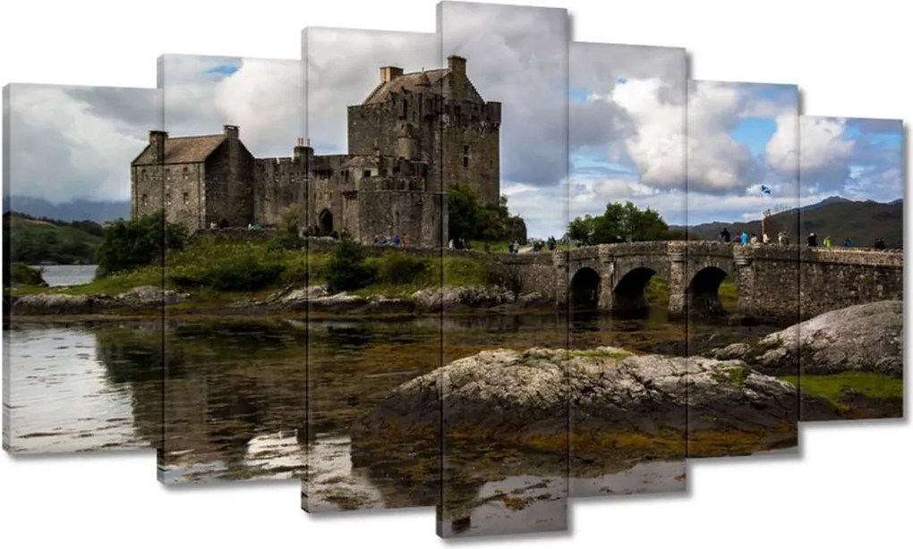 Vászonkép 140x80 Kastély a vízen