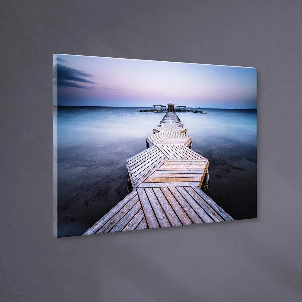 Kép 113x85 cm Twilight Pier – Styler