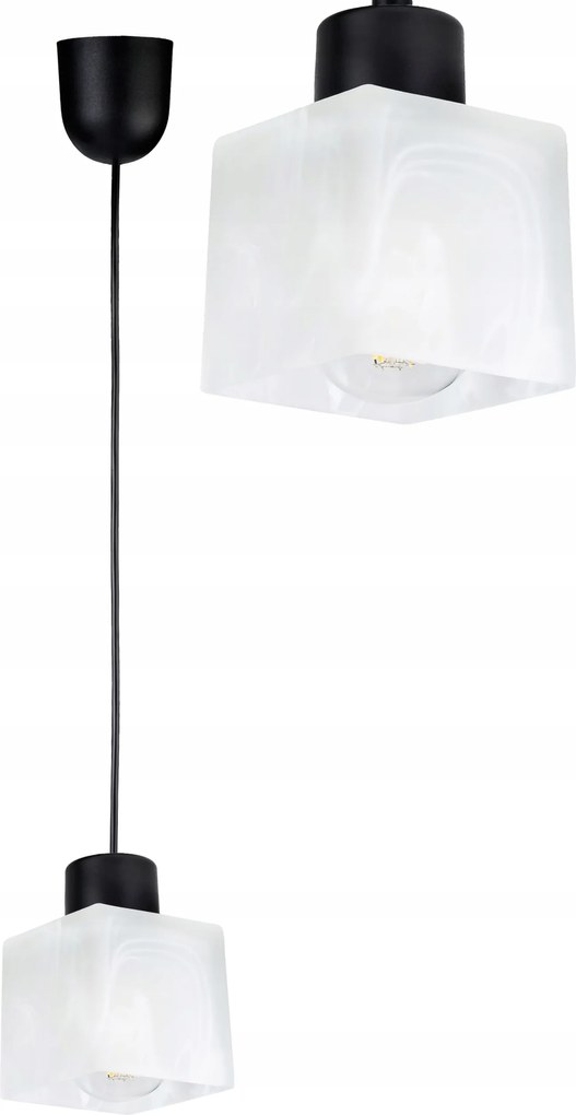 Függő mennyezeti lámpa Túlnyúlás Csillár üveg lámpabúra