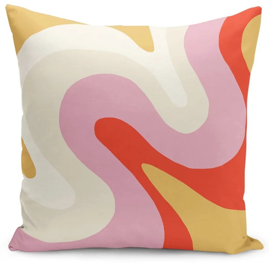 Párnahuzat 43x43 cm Raspberry Creamsicle – Mila Home