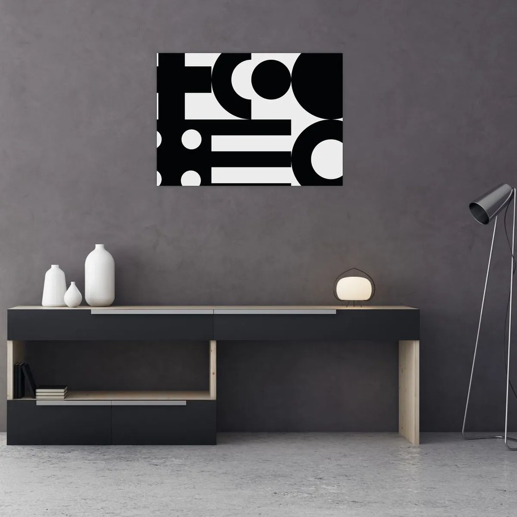 Kép - Geometriai absztrakció N⁰3 (70x50 cm)