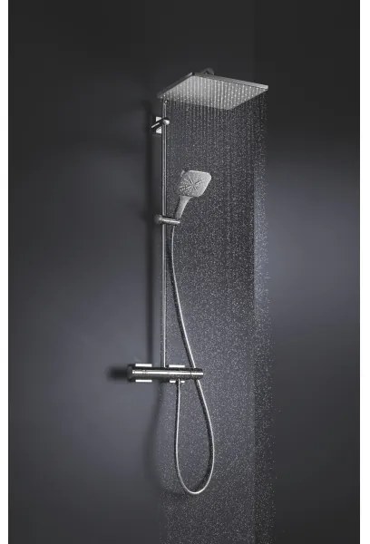GROHE 26582000 - Kézi zuhany RAINSHOWER SMARTACTIVE 130 CUBE, fényes króm