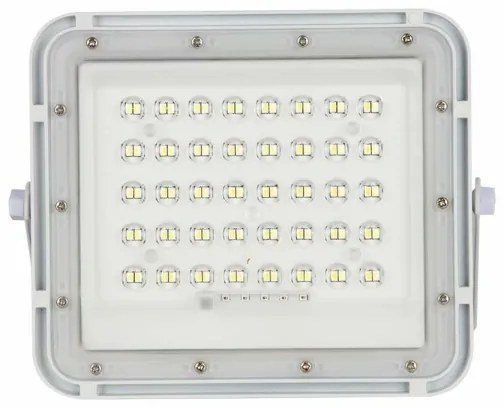 LED Kültéri napelemes reflektor LED/10W/3,2V IP65 6400K fehér + távirányító