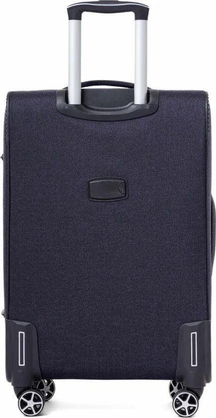 Sötétkék textil kabinbőrönd „Navigator” - méret M