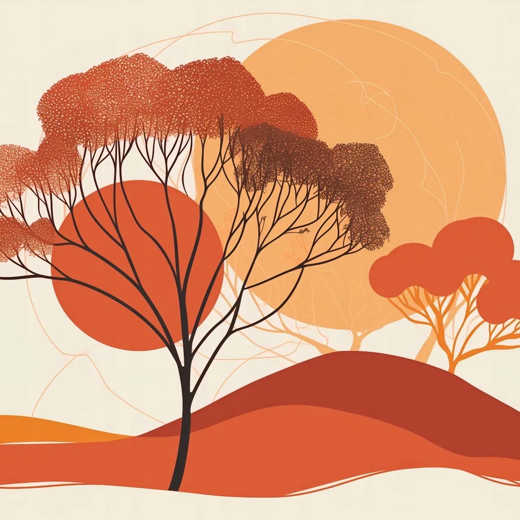 Poszter 50x50cm Az utolsó napsugarak