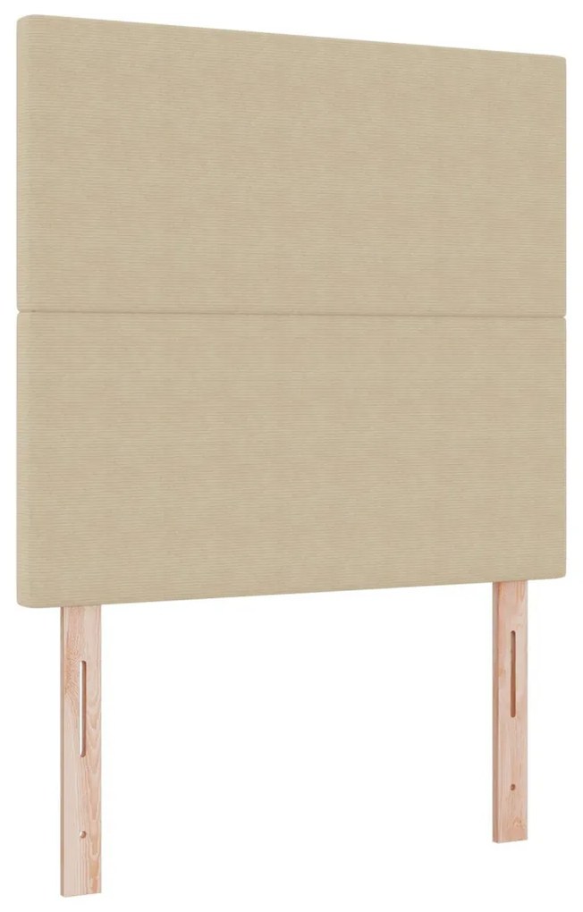 Fejtámla Egyszerű Dizájn Világos Zöld Szürke 100 cm Corduroy Szövet