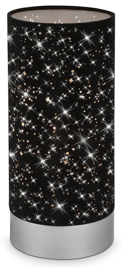 Briloner 7028-015 - Asztali lámpa STARRY SKY 1xE14/25W/230V fekete