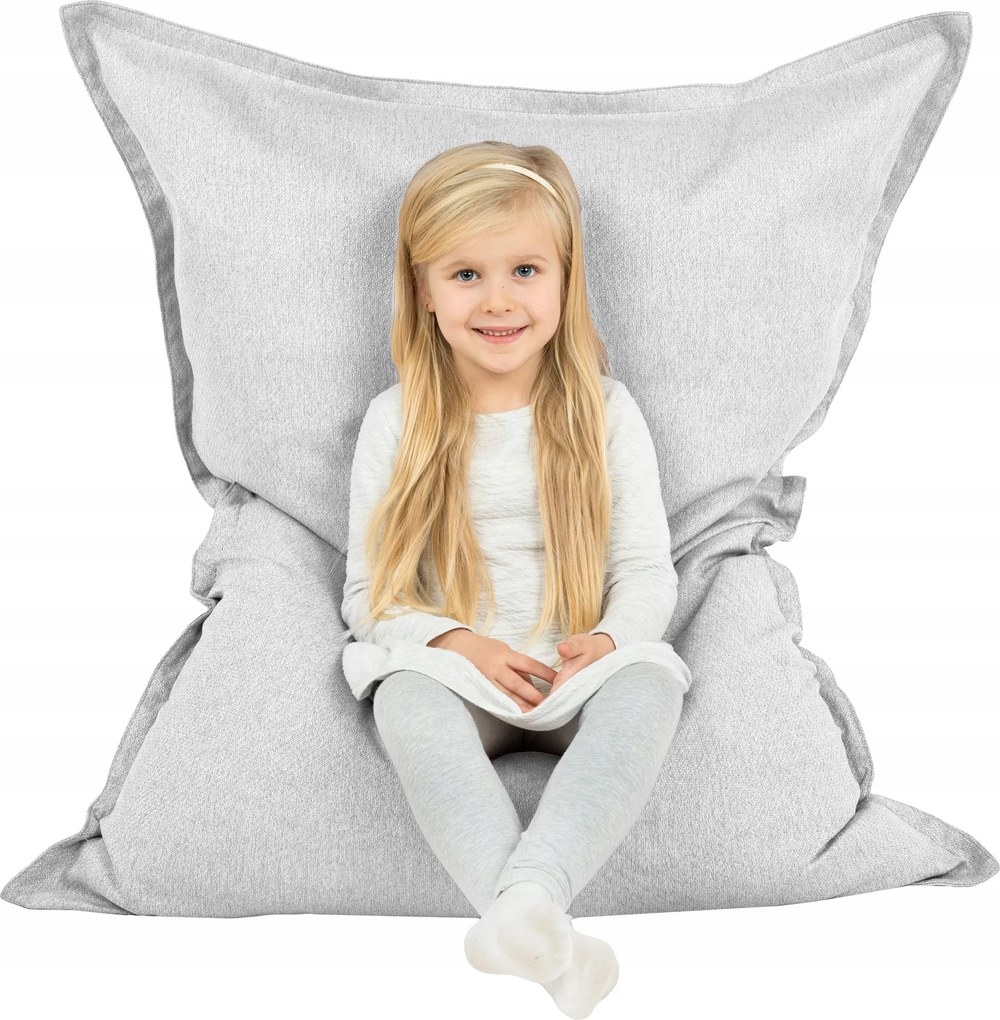 Fekvőpárna XL-es párna Szürke Újrahasznosított