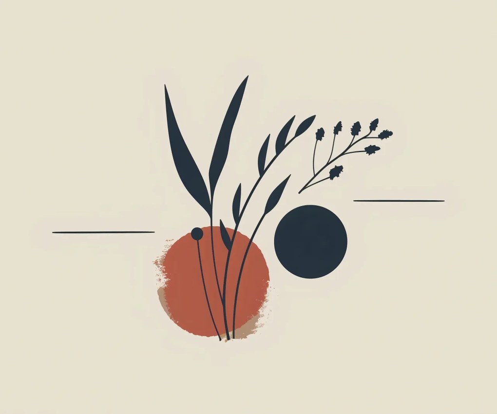 Poszter 60x50cm Botanikus szín