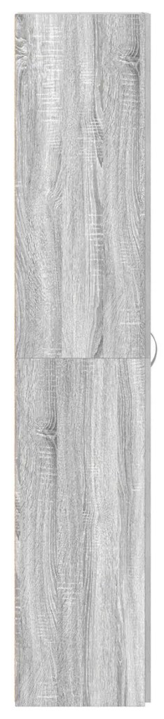 Cipőtároló Szürke Sonoma 80x35,5x180 cm Mérnöki Fa